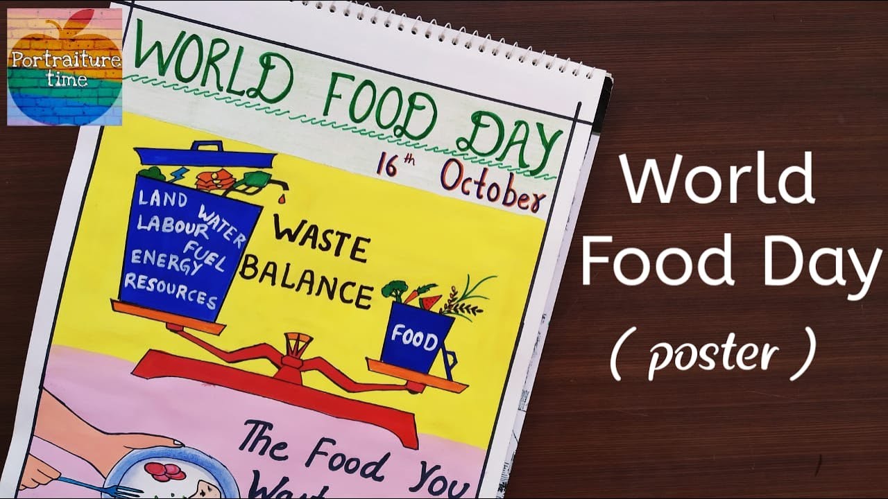World Food Day (Poster) /16th October/Full Guide Step By Step