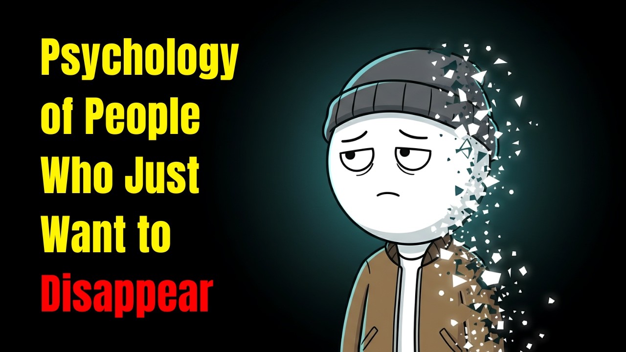 The Psychology of People Who Just Want to Disappear