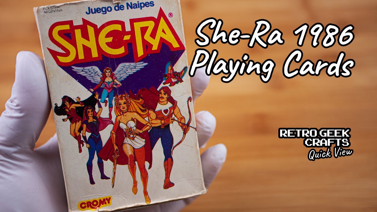 She-Ra Playing Cards 1986 Mattel Cromy Argentina - Retro Toy Vintage Reviews