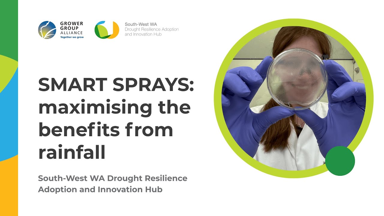 Webinar | SMART SPRAYS: maximising the benefits from rainfall
