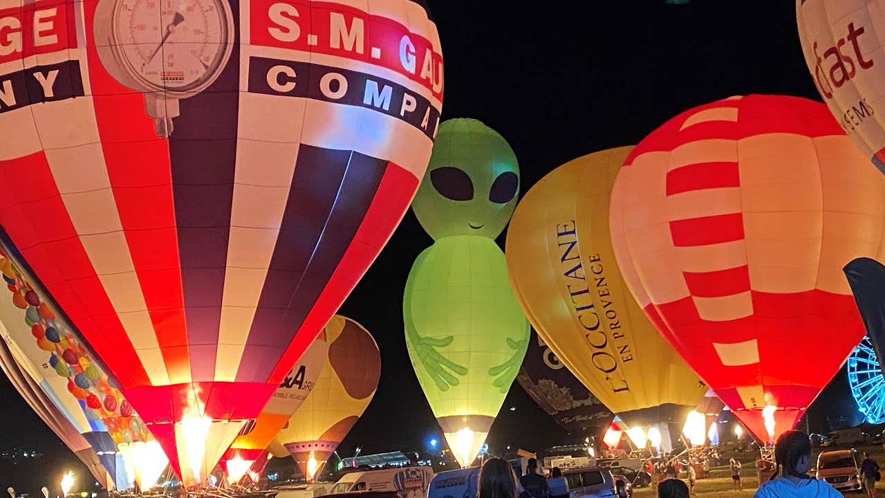 MJ Ballooning | Saturday Night Glow | Bristol Balloon Fiesta 2022