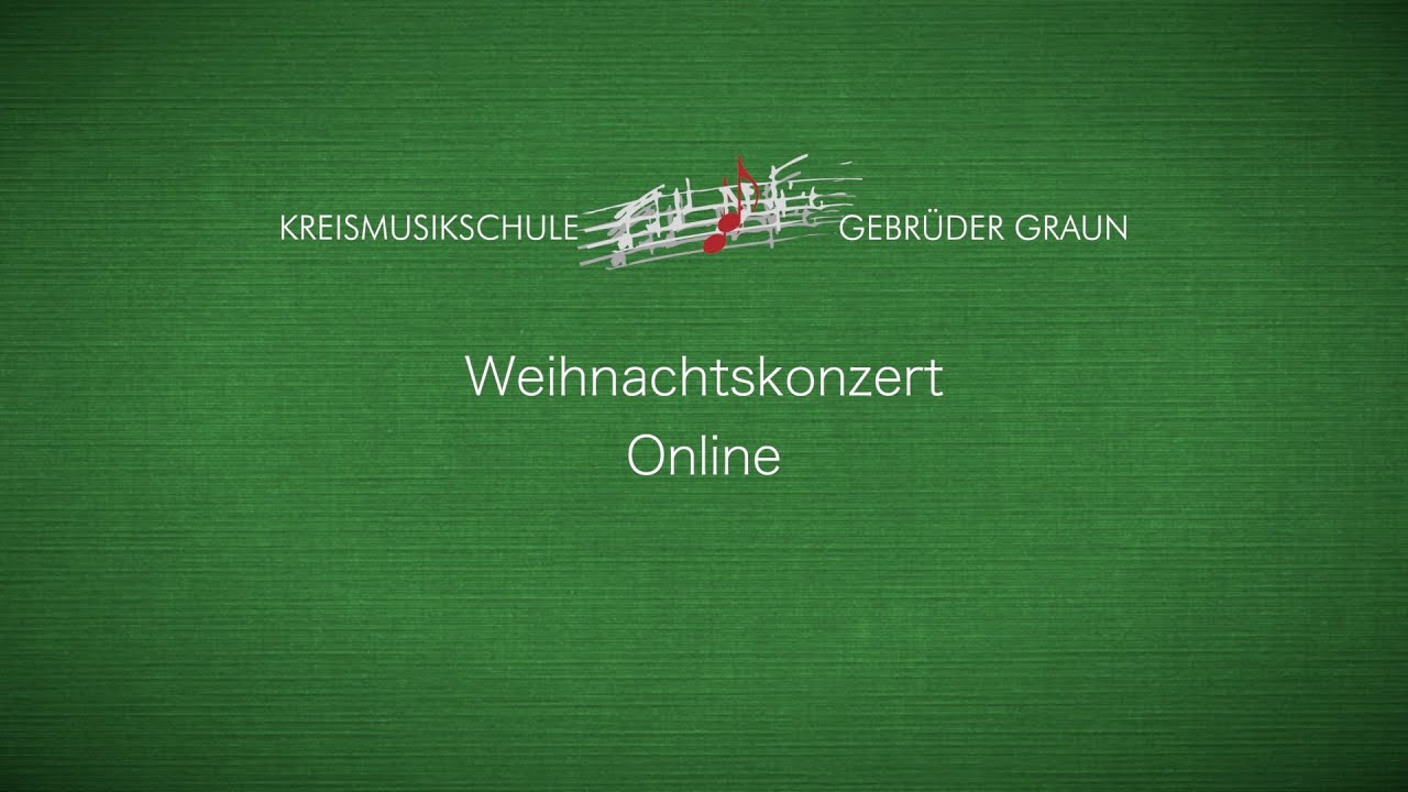 Weihnachtskonzert 2021 der Kreismusikschule 