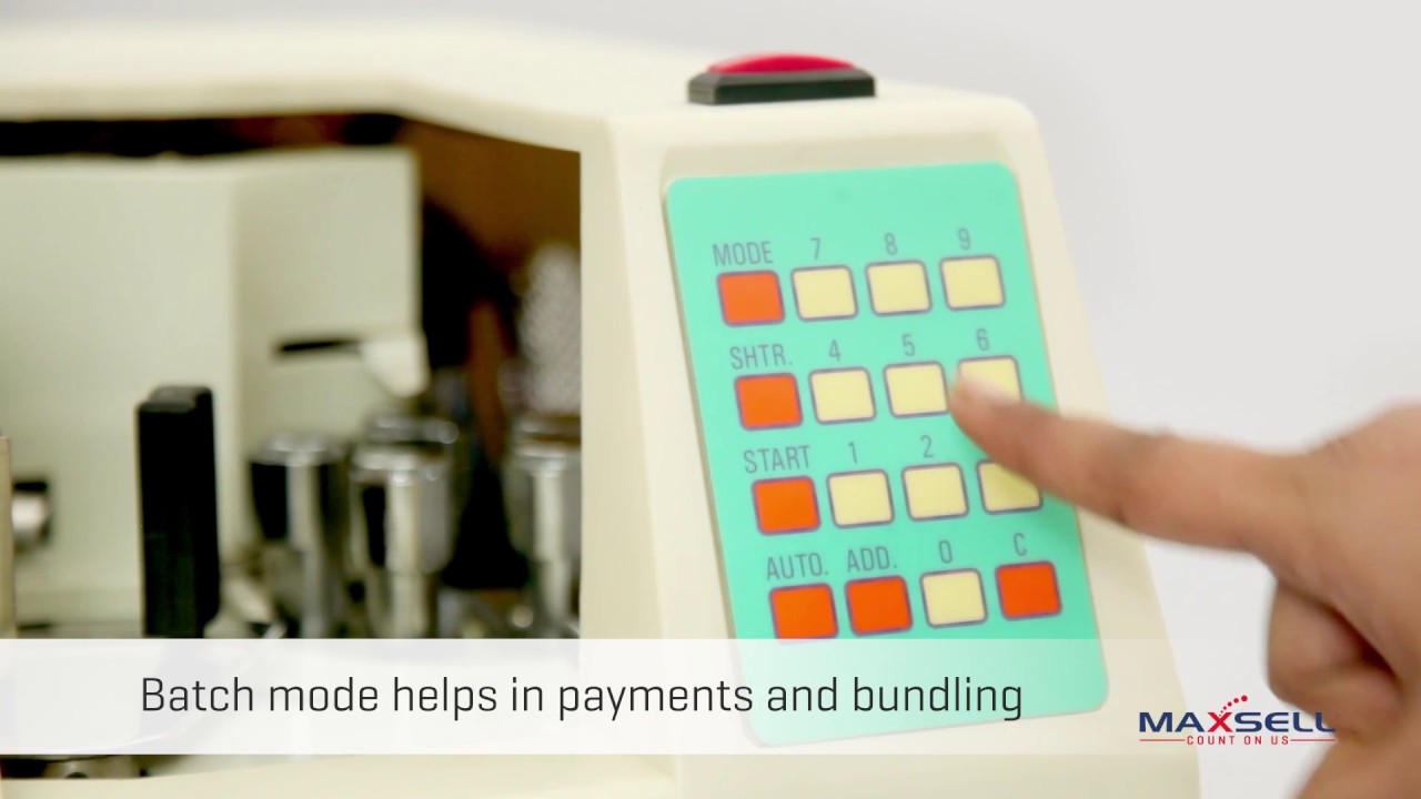 Handle Bulk Cash Easy & Fast with Maxsell Bundle Note Counting Machine