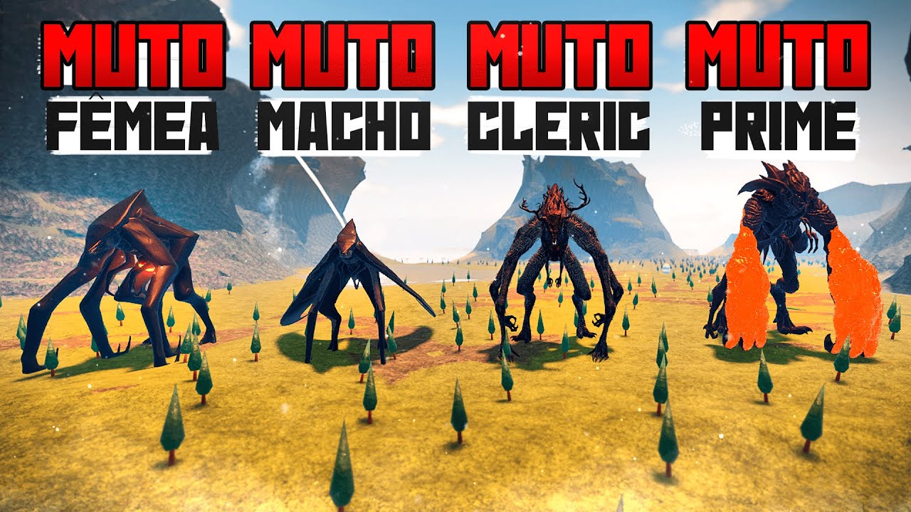 COMPARAÇÃO MUTO PRIME, CLERIC MUTO e MUTOS! | ROBLOX Kaiju Universe