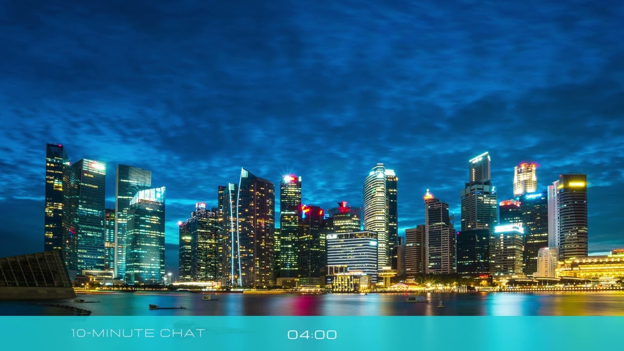 10 Minute Timer Singapore City For Office Chat Lounge