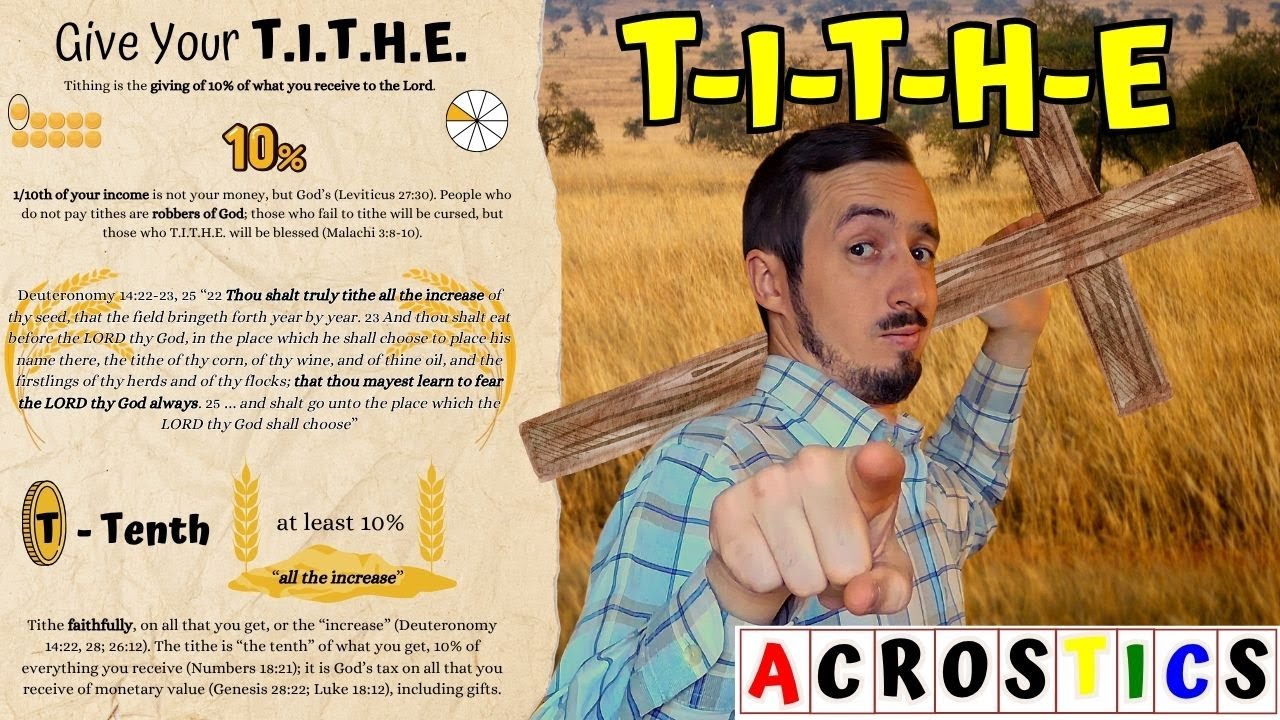 How to Tithe | Give Your T.I.T.H.E.