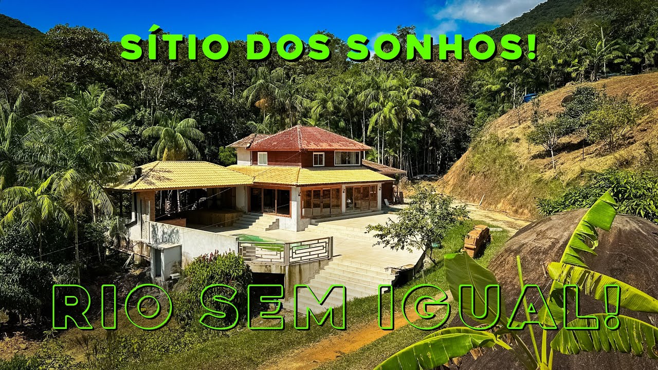 SÍTIO ESPETACULAR! RIO, CACHOEIRA, NASCENTES, VISTA LINDA E TRILHAS!