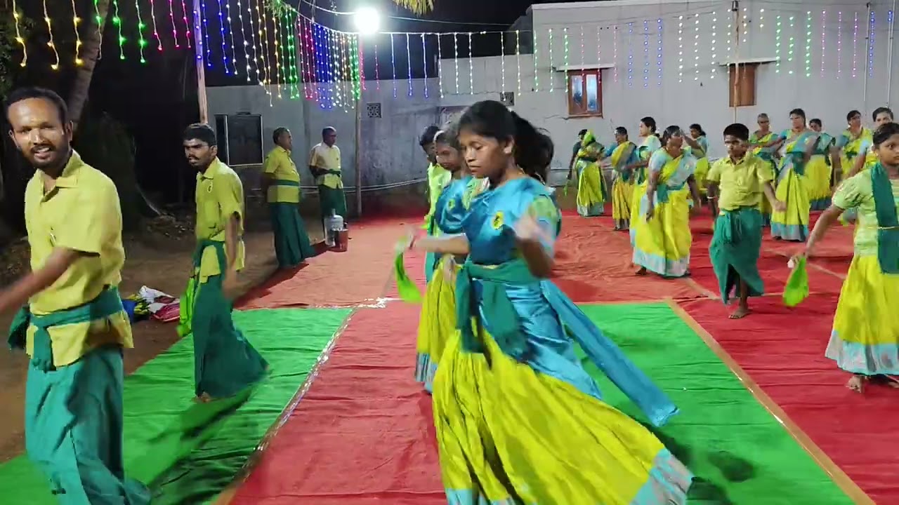 காராள வம்சம் கலைக்குழு வள்ளிகும்மி ஆட்டம் கள்ளப்பாளையம்