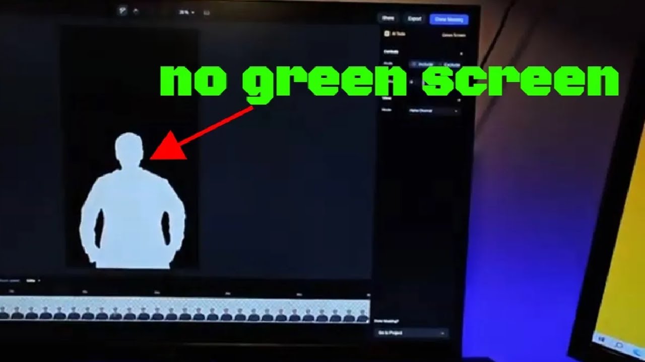 💥 Come rimuovere lo sfondo da  da QUALSIASI video -  🟩Anche senza Green Screen!🟩