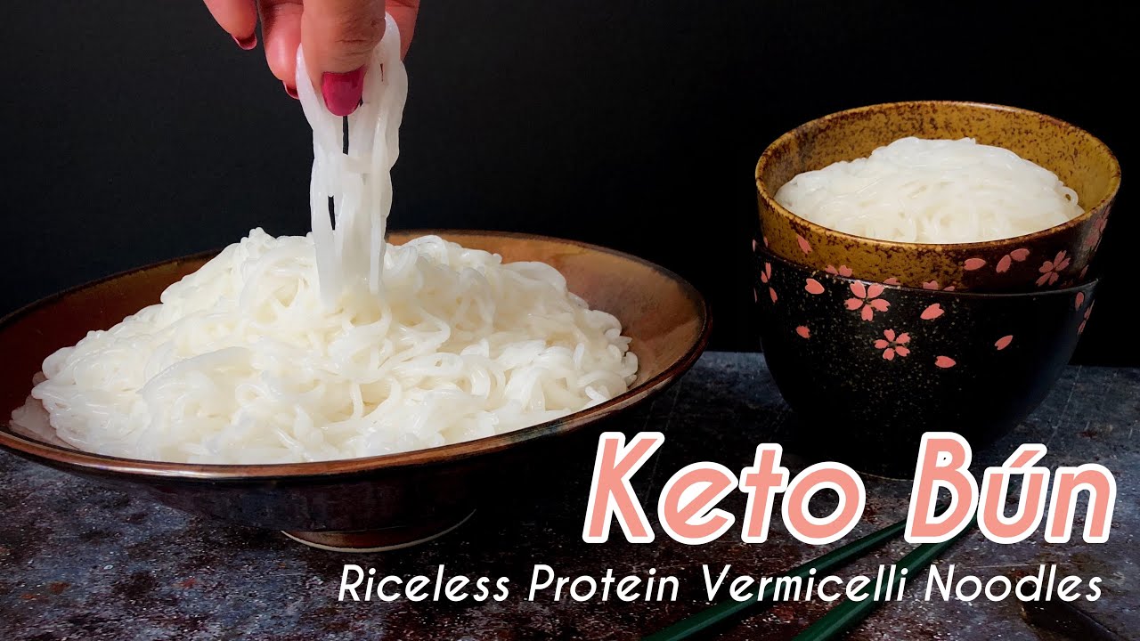 🍜 Keto Riceless Protein Noodle | Original Keto B&uacute;n Recipe | Please Credit With Link If Sharing