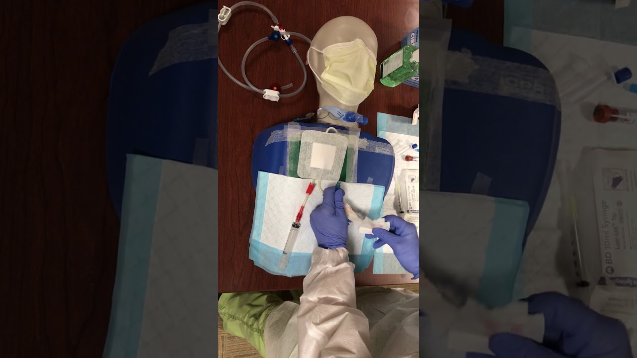CVC Dialysis Connection