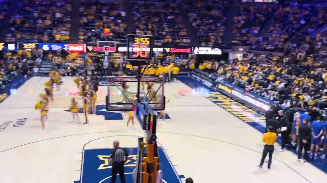 11.13.2025 WVU vs Pitt basketball W 71-49 Sweet Caroline 
