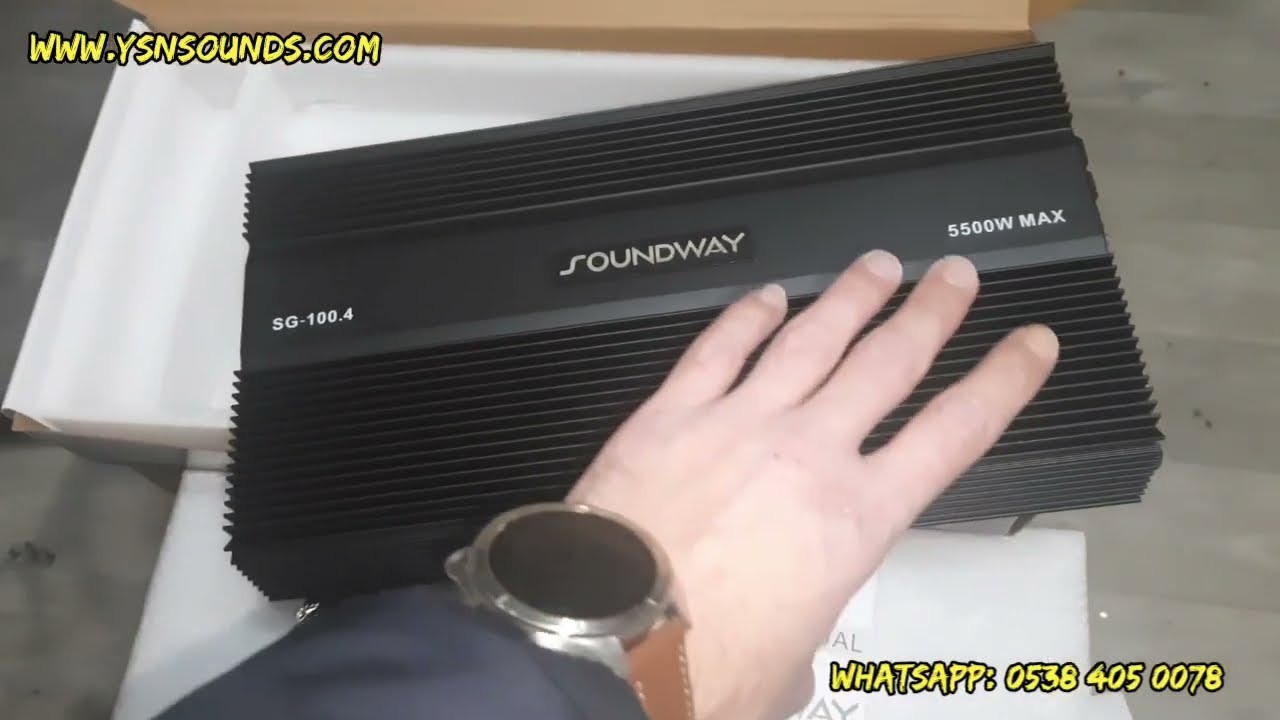 100.4 Amfi , Profesyonel AB Class 4 x 100 Oto Anfi , Soundway SG- 100.4 Amfi ,İlk 10 Kişiye Kampanya