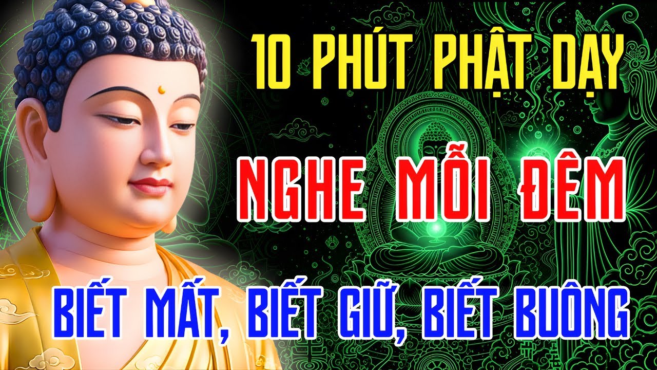 Nghe Phật Dạy Trước Khi Ngủ 🌙 Lúc Khó Khăn, Nghe Để Biết Giữ, Biết Buông | Phật Pháp Tỉnh Giác