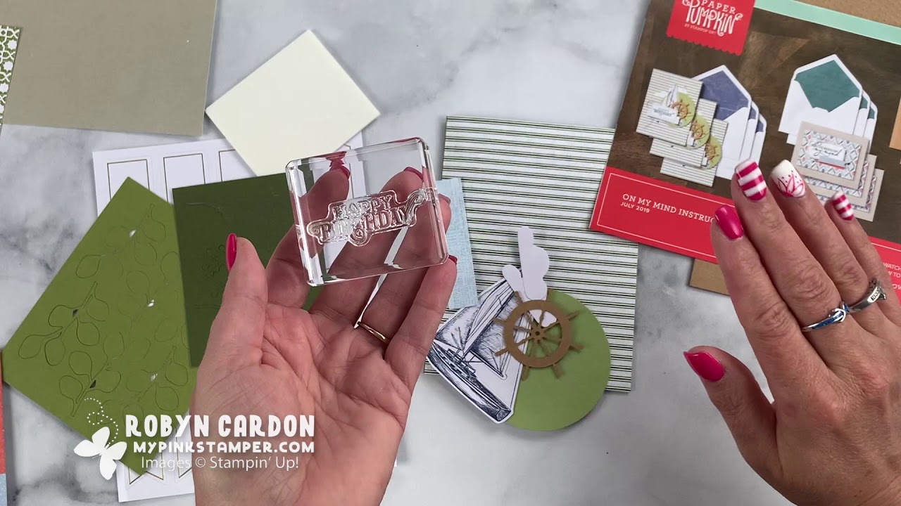 Stampin' Up! July 2019 Paper Pumpkin - FULL Box Video Tutorial!