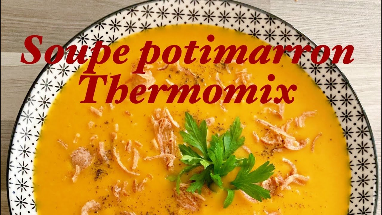 Soupe de potimarron aux épices | #thermomix