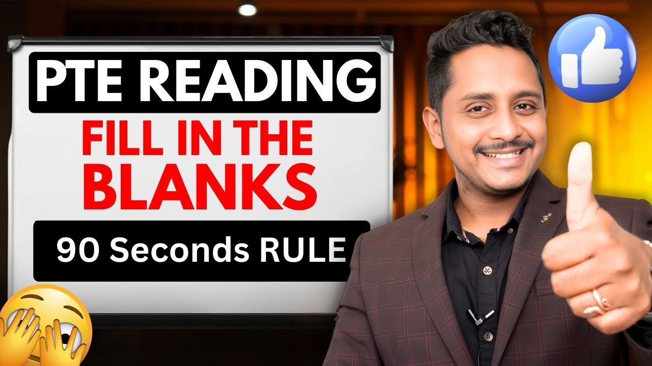PTE Reading Hack: Fill in the Blanks in 90 Seconds!