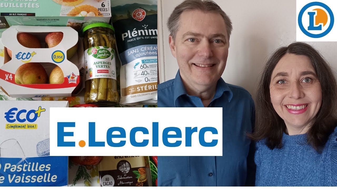 Gros retour de courses Leclerc!!!