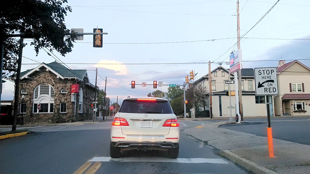 Driving by South Williamsport, Pennsylvania