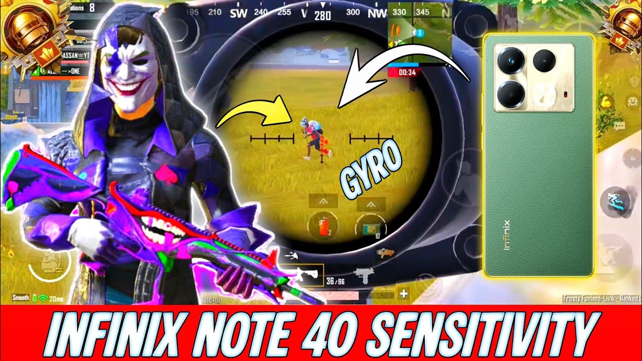 NEW UPDATE 4.1😲INFINIX NOTE 40 PUBG SENSITIVITY😱BEST SENSITIVITY FOR PUBG MOBILE INFINIX NOTE 40