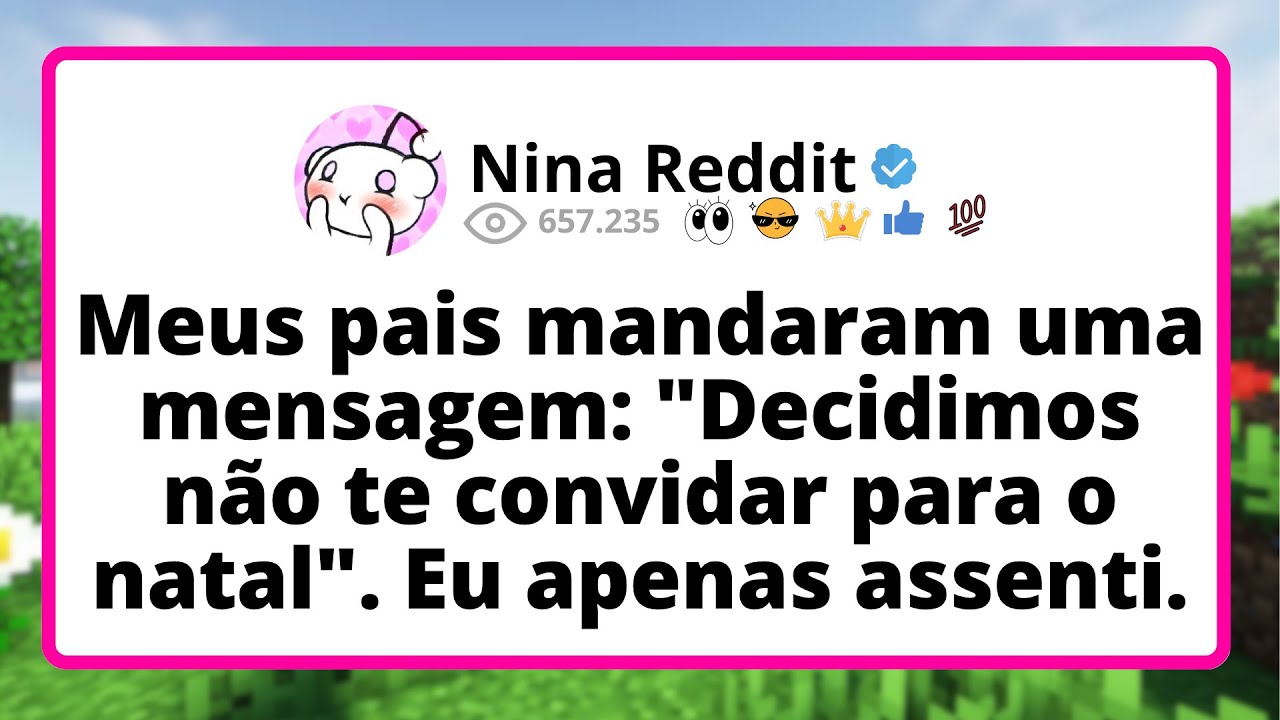 Meus PAIS mandaram uma mensagem: 