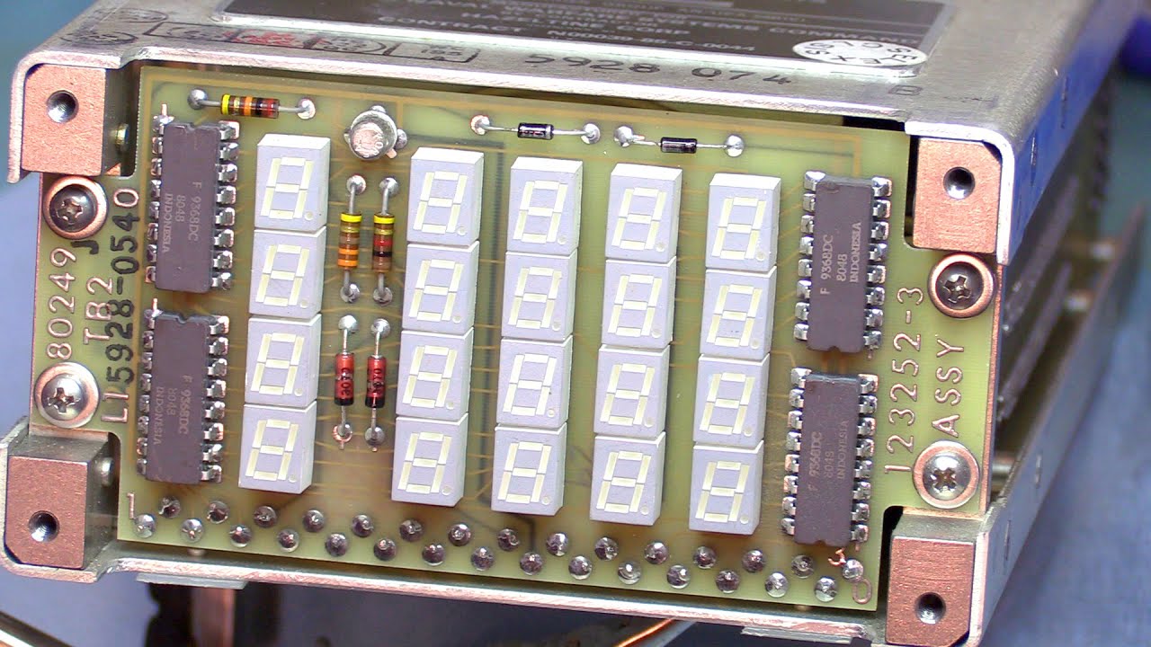REAL Wargames Tech Teardown!!!  80's Missile Target Display