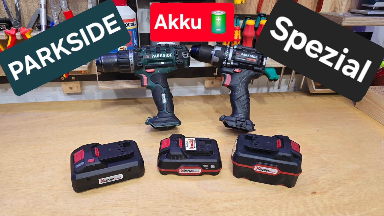 PARKSIDE 20V Akku 🔋 Vergleichs-Test