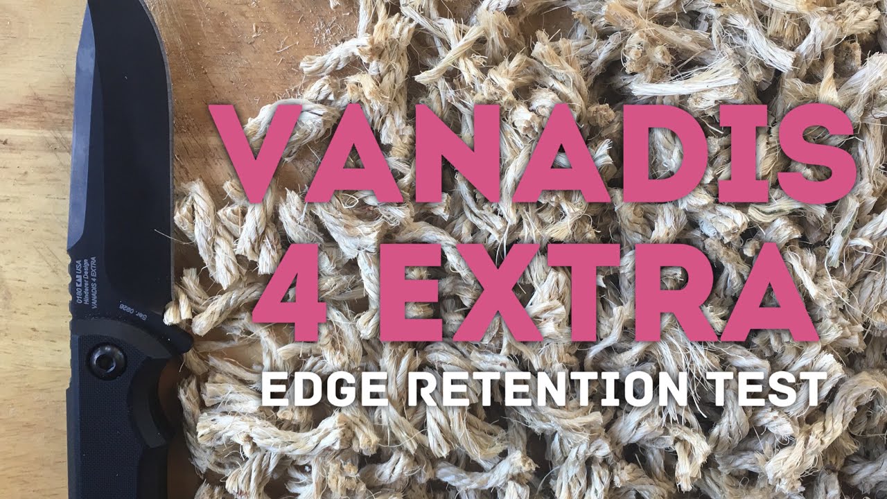 Edge Retention Test: Vanadis 4E on Zero Tolerance ZT0180