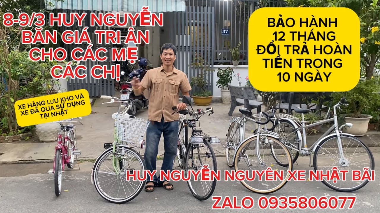 LỄ 8-9/3 HUY NGUYỄN BÁN GIÁ TRI ÂN ĐẾN CÁC MẸ CÁC CHỊ. XE BẢO HÀNH 12 THÁNG. ZALO 0935806077