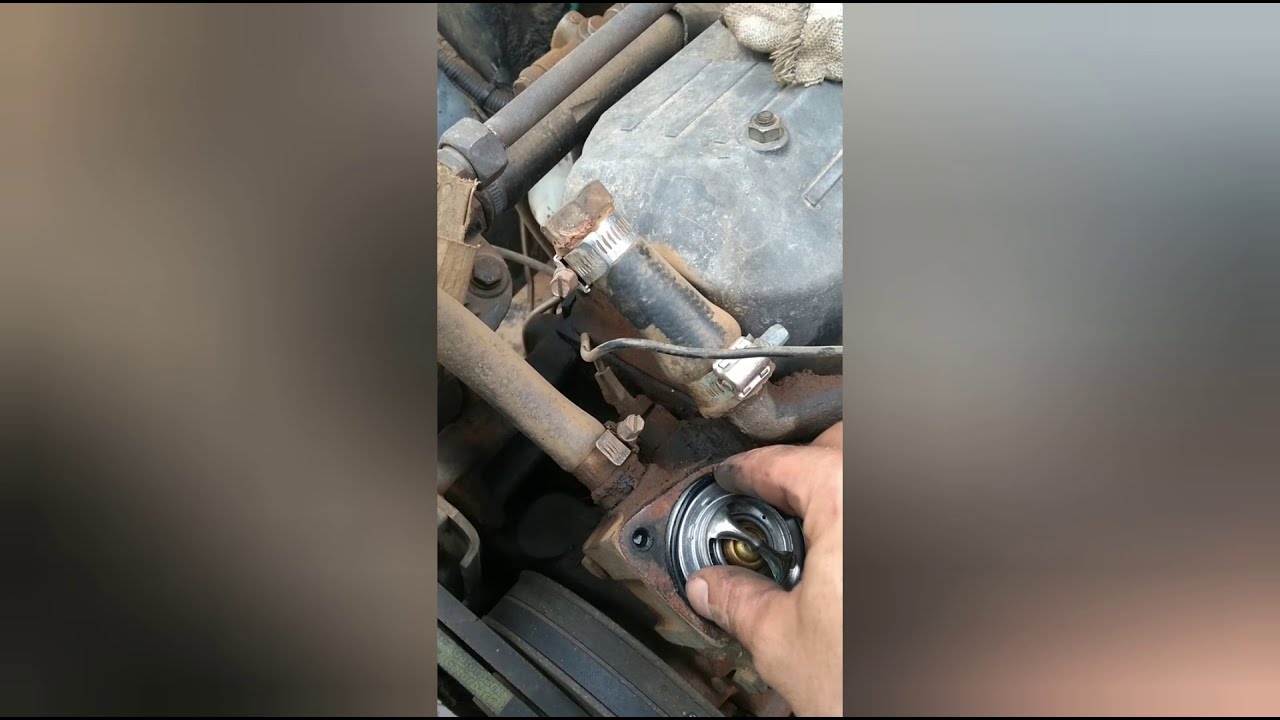 Colocando valvula termostatica motor 366