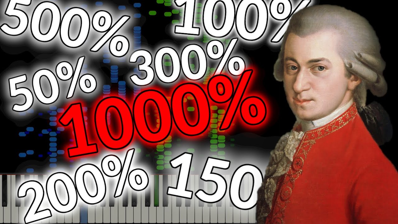 RONDO ALLA TURCA IN DIFFERENT SPEEDS