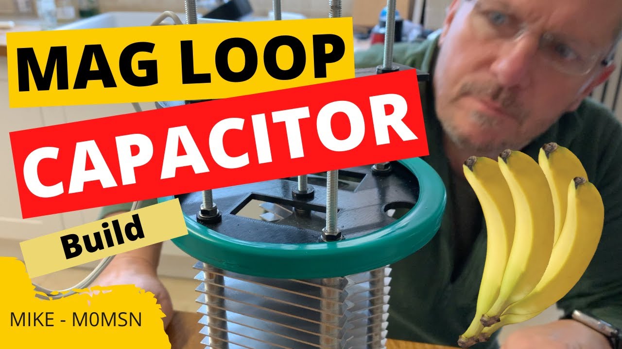 HAM RADIO: Magnetic Loop Capacitor Build New Mag-Loop build figure of 8