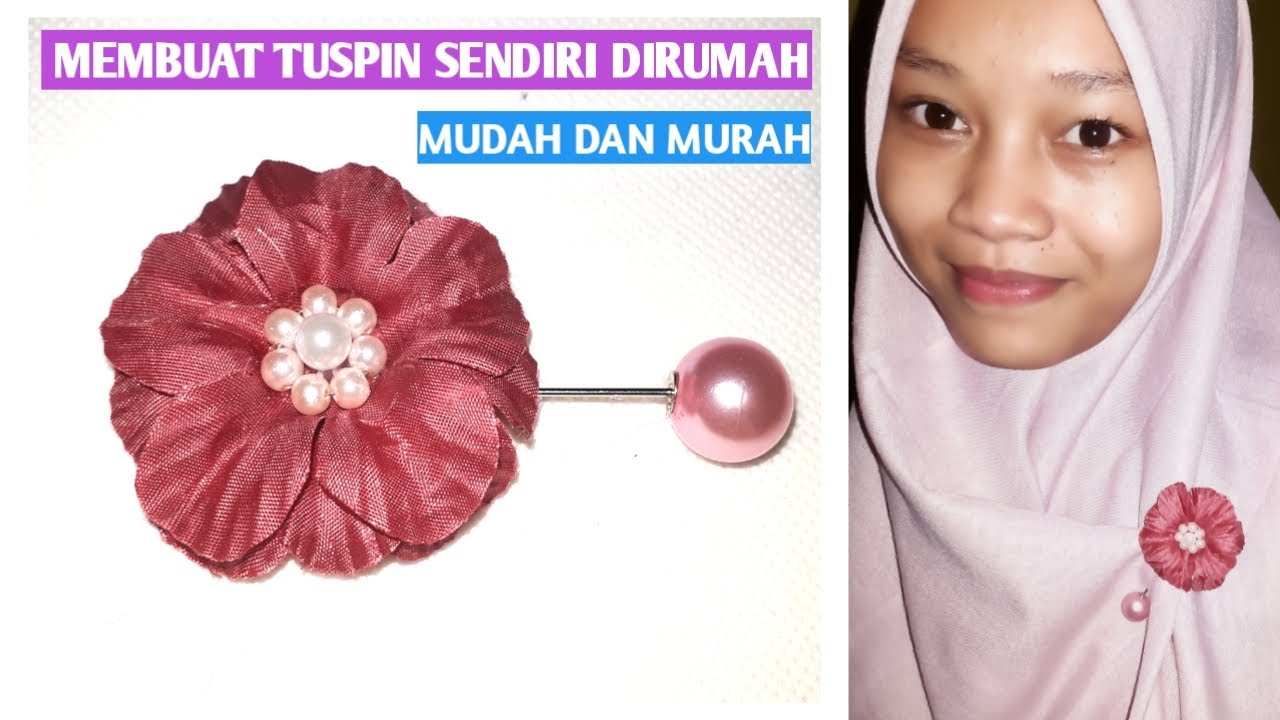 DIY | Cara Membuat Tuspin Bunga Cantik Hanya 5 Menit