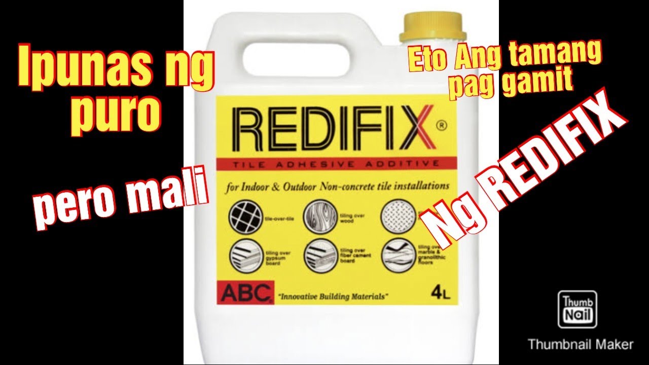 REDIFIX paano nga ba ginagamit Ng tama??tama ba Ang ipunas ito Ng puro??alamin natin