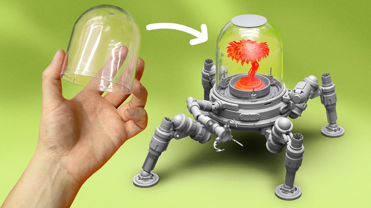 Scratch-building a robot that keeps a plant alive!