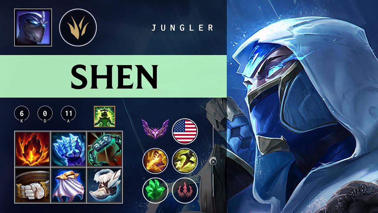 Shen Jungle vs Ekko - NA Master Patch 26.03