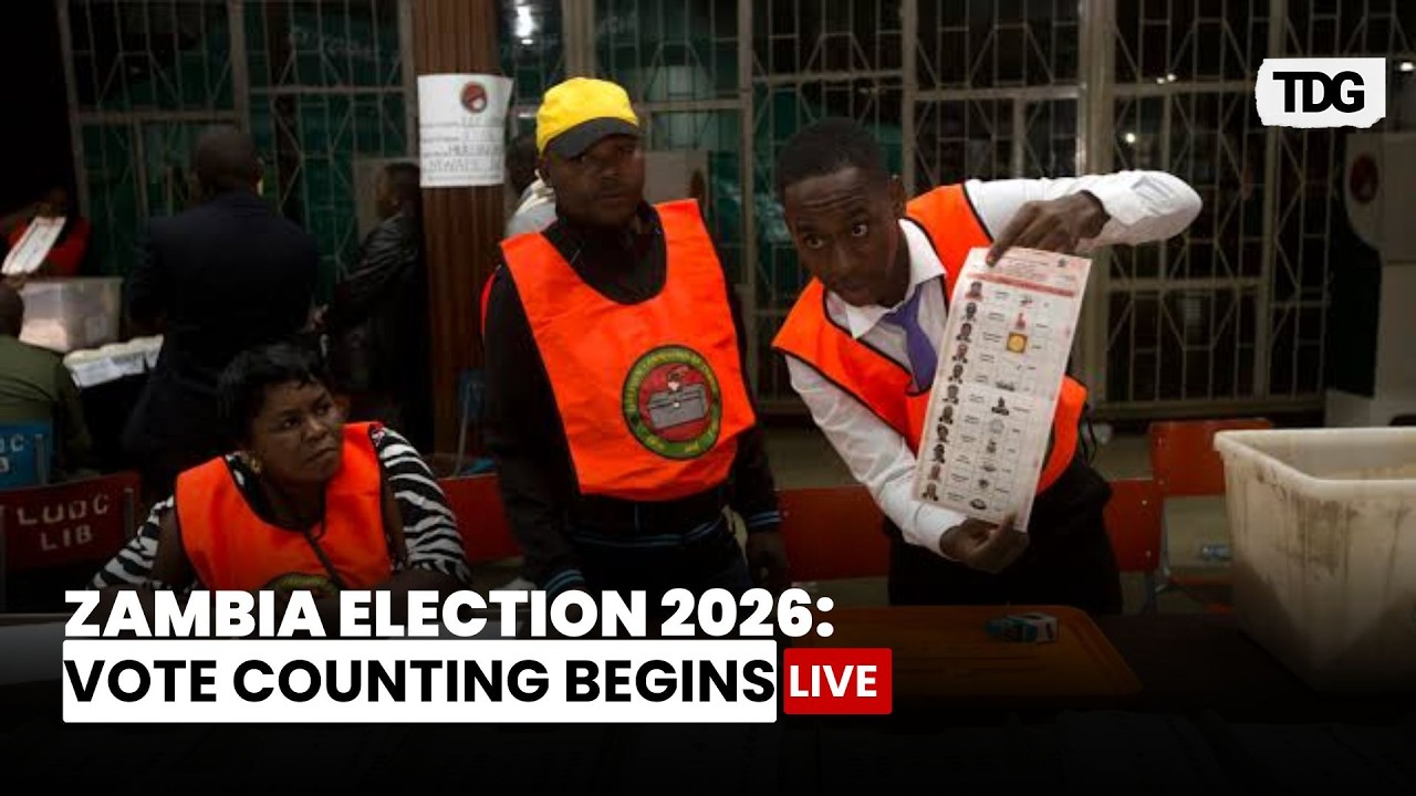 Zambia Election 2026 LIVE: Polls Close, Vote Counting Begins | Hakainde Hichilema Seeks Second Term