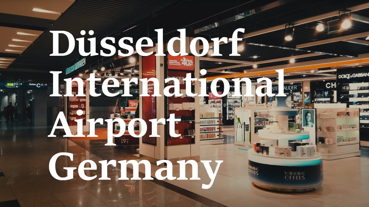 Dusseldorf International Airport (dus), Germany - 4K