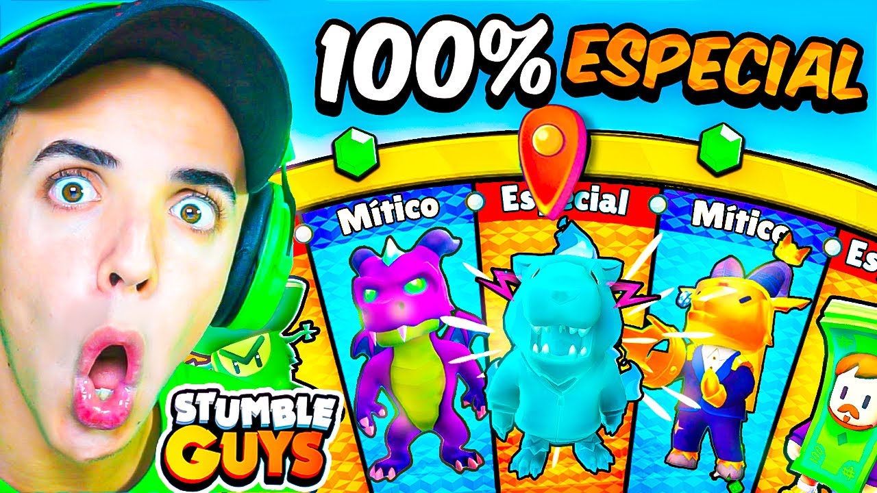 GIRANDO la NUEVA RULETA *100% ESPECIAL y MITICA* en STUMBLE GUYS! 😱