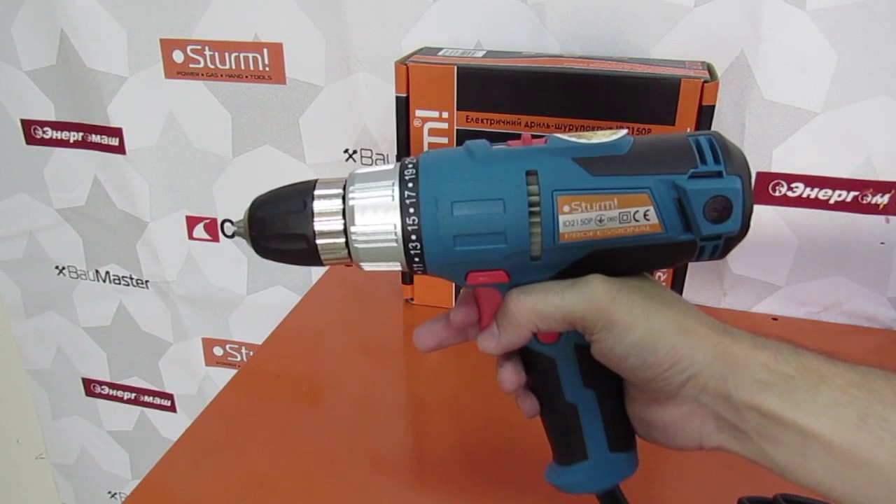 Обзор сетевого шуруповерта Sturm ID2150P/ Выбор шуруповерта