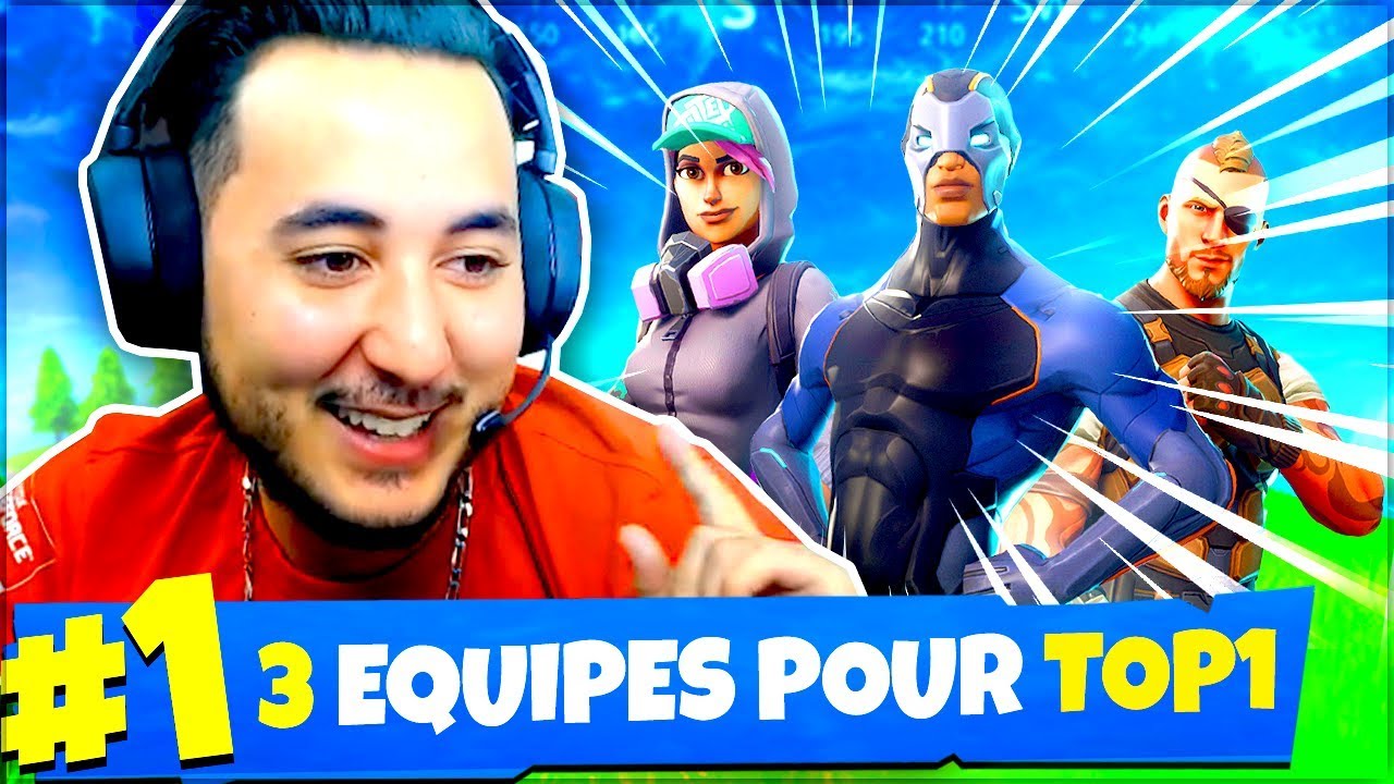 QUI SERA LA MEILLEURE EQUIPE EN 3vs3vs3 ?! ► FORTNITE