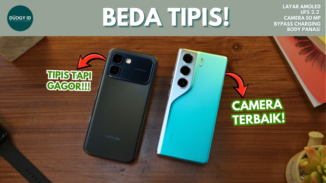 Mending Mana? Tecno Camon 40 (Camera terbaik!) vs Infinix Note Edge (Tipis tapi Gacor!)