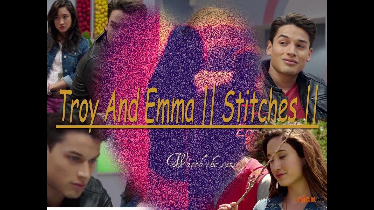 Troy And Emma ||Stitches|| Remix Song