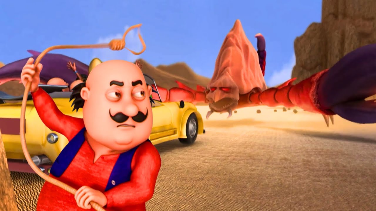 Motu और दोस्तों ने Monster बिच्छू को हराया! | Motu Patlu In The City Of Gold