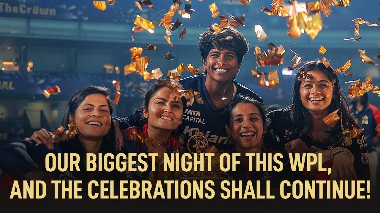 Our biggest night of this #TataWPL, and the celebrations shall continue. 🏆🥹🌟🌟 | RCB