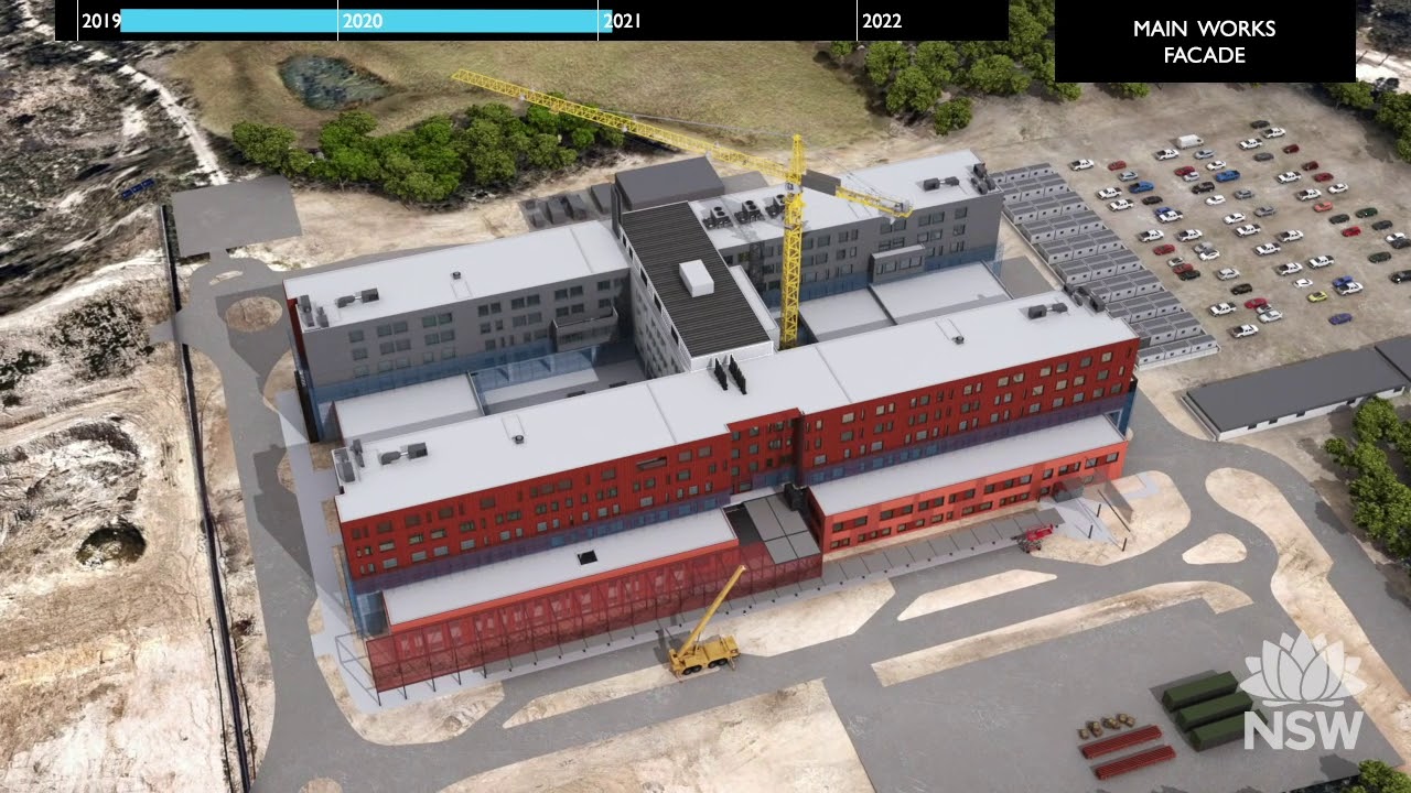 New Maitland Hospital Construction Animation