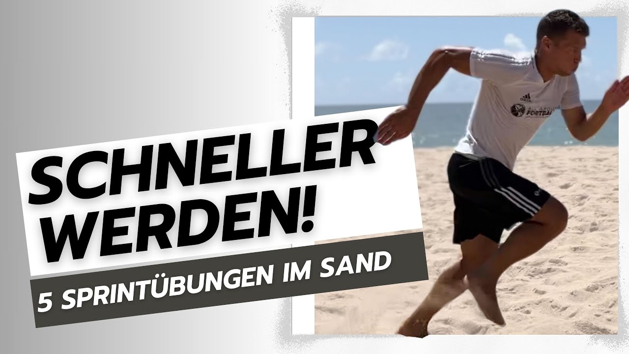 5 Übungen für mehr SCHNELLIGKEIT & EXPLOSIVITÄT I Beach Training für mehr ANTRITTSSCHNELLIGKEIT!