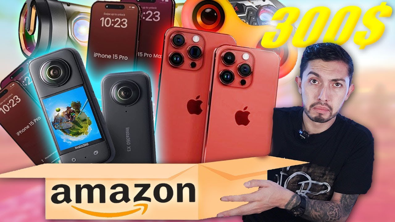 COMPRÉ LA CAJA MISTERIOSA DE AMAZON DEVOLUCIONES MÁS BARATA....  iPhone 15, go pro?