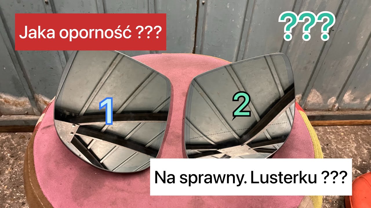 Audi jak sprawdzić czy grzanie lusterka jest sprawne za pomocą multimetra ??? Zrób to sam. Jan V8