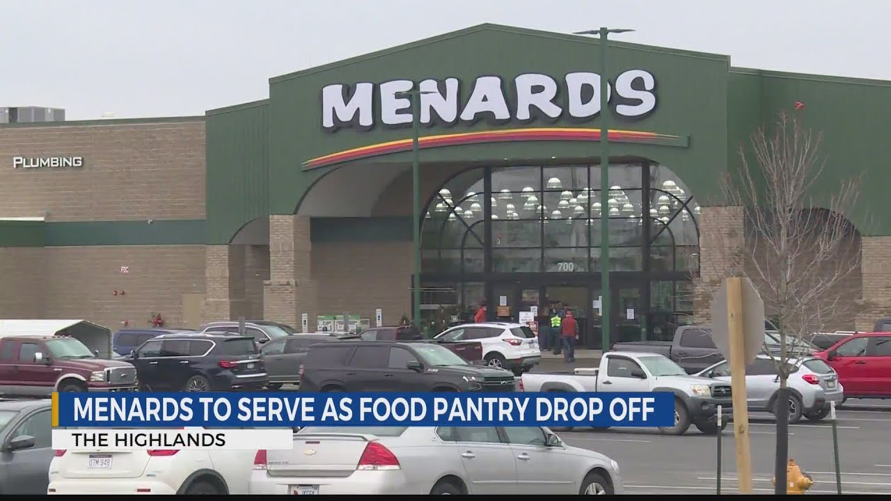 Menards at The Highlands serving as food pantry drop site in March